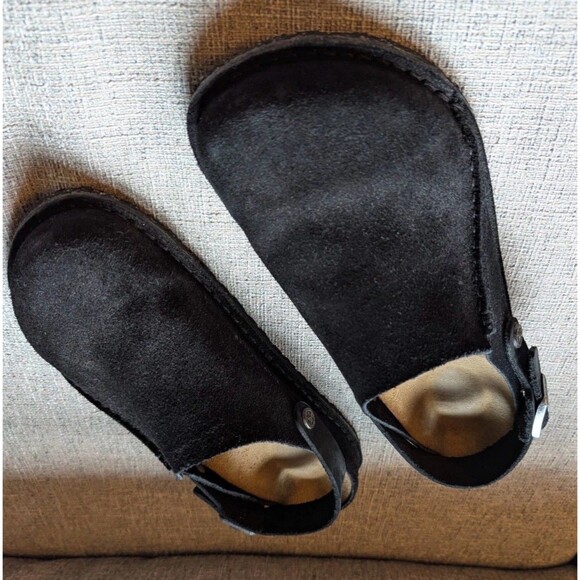 Birkenstock Shoes - Birkenstock Lutry Premium Suede Black Size  40